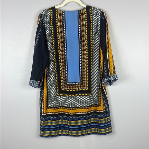 Zara Geometric Print Women's Tunic Dress with Pockets Size XL - Picture 12 of 12